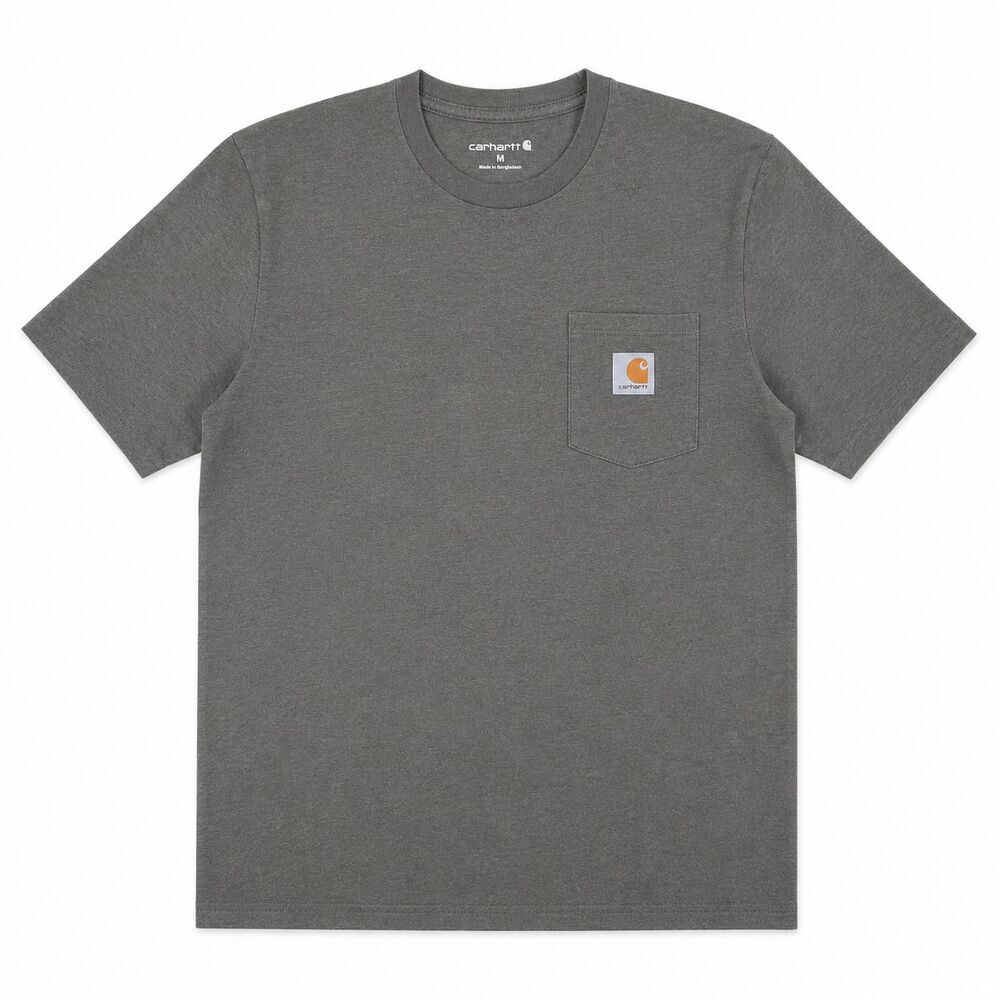 Children's Carhartt Short Sleeve T-Shirt Size Medium 10 12 Pocket Logo Basic
